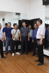 陈士夫校长到音乐学院调研并现场办公