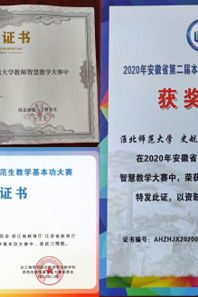 我院师生在2020年长三角师范院校教学竞赛中获得佳绩